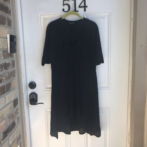 Eileen Fisher Wool Knit Sweater Dress Lagenlook M